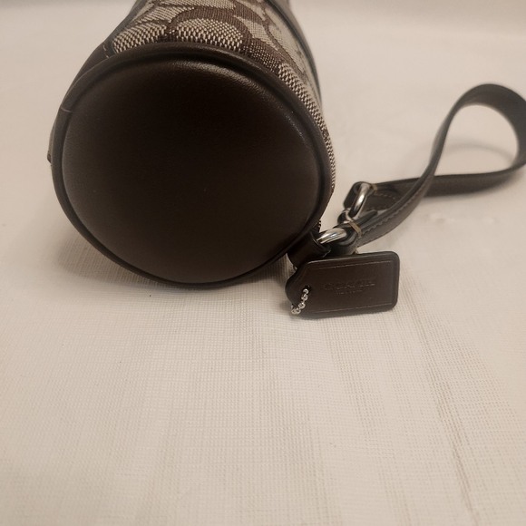 Coach Brown and Tan Wristlet - Picture 5 of 7